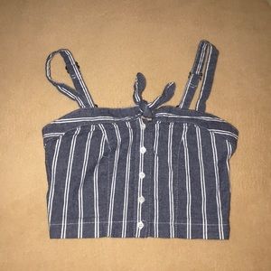 Brandy Melville striped crop top